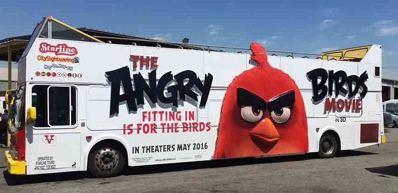 Massivit 1800 Angry Birds Bus