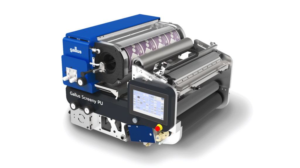 Gallus Rotascreen rotary screen-printing unit for narrow-web printers