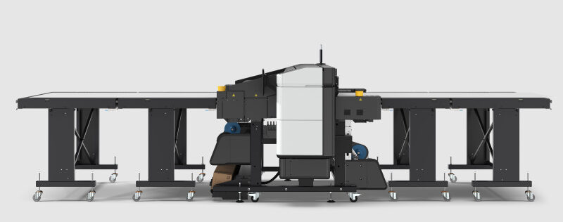 HP Latex R530 with optional folding tables
