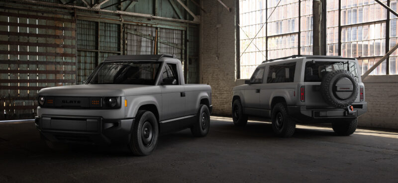 Slate Truck can be converted to an SUV